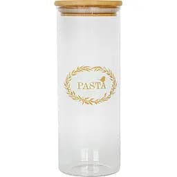 Банка для зберігання Galleryglass Pasta скляна з бамбуковою кришкою 1 л (85005885)