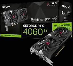 Видеокарта GeForce RTX 4060 Ti 8GB PNY Verto OC (VCG4060T8DFXPB1-O)