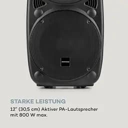 Мобільна акустична система Auna Streetstar 2.0 12 BT USB/SD/MP3 AUX (10031567) - мініатюра 4