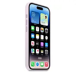 Чохол Silicone Case з MagSafe для Apple iPhone 14 Pro (Lilac) ААА [72712] - мініатюра 2