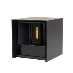 Підсвітка Brille LED фасадна IP65 AL-291/2х3W COB BK