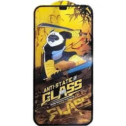 Захисне скло 5D Anti-static Panda (тех.пак) для Apple iPhone 12 Pro /12 6,1" Black