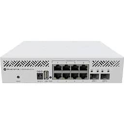 Коммутатор Mikrotik CRS310-8G+2S+IN, 8x 2.5G Ethernet ports, 2x SFP+ ports, USB type A, 800MHz CPU, 2