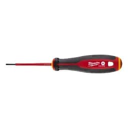 Викрутка з тригранною рукояткою ізольована VDE MILWAUKEE, SL 0,4х2,5х75