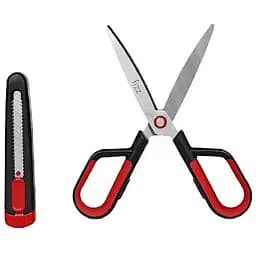 Набір ножиці та  ніж у чохлі Yopin Fizz Kawai 2 в 1