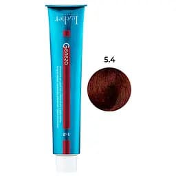 Професійна стійка аміачна крем-фарба для волосся Le Cher Geneza 5.4 (5RT) з протеїнами шовку 100 мл
