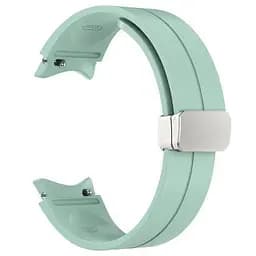 Браслет Cls для Samsung Galaxy Watch 4 - бірюзовий ширина кріплення 20мм силікон Watchbands (W14-4WB20255654) - мініатюра 2
