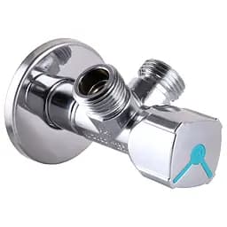 Кран кульовий кутовий подвійний Arco 1/2″х 3/4″х3/4″ A80TWIN CQ4107 000019851