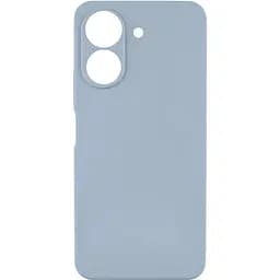 Чохол TPU GETMAN Liquid Silk Full Camera для Xiaomi Redmi 13C / Poco C65 Блакитний / Lilac Blue