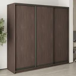 Шкаф-купе трехдверный MebelStar Стандарт BG 3ДСП 220x45x210 см Дуб ристрето (MBS-8296)