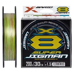 Шнур YGK X-Braid Super Jig мan X8 200 м 0.8/0.148 мм 16 lb/7.2 кг