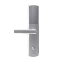 Замок біометричний автономний Trinix TRL-5111BTF Silver Right з Bluetooth, зчитувачем відбитків пальців і карт Mifare (65-00037) - мініатюра 4