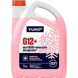 Антифриз Yuko Super G12+ -32°С червоний 5 л