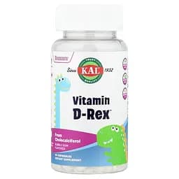 Вітамін D для дітей KAL Vitamin D-Rex, 90 жувальних таблеток - Жуйка