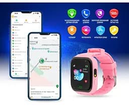 Дитячий смарт-годинник Garmix PointPRO-100 WiFi Pink - мініатюра 2