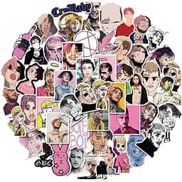 Стикерпак GeekLand Lil Peep 50 штук