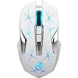 Миша бездротова з акумулятором та підсвіткою HXSJ T300 2,4 GHz White