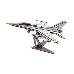 Дерев'яний 3D конструктор F16 Арт-26913, 79 деталей - мініатюра 4