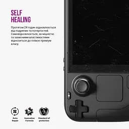 Гідрогелева захисна плівка Valve Steam Deck OLED, Anti-Blue, прозора, протиударна, захист від синього світла, відновлення від подряпин, стійка до подряпин, проста установка, ArmorStandart (ARM73568) - мініатюра 4
