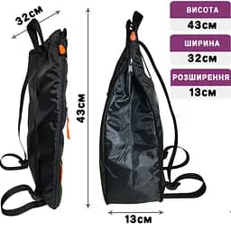 Рюкзак-мішок для школи цифровий цирк дитяча сумка для взуття та спортивного одягу (01499) - мініатюра 2