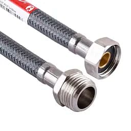 Шланг водяний Tucai 1/2″х1/2″ ЗВ 1,2м антикорозія TAQ ACB MG-1212-1200 204393