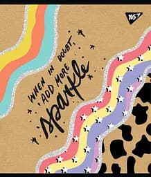 Набор тетрадей Yes Abstract А5 в линейку 18 листов 10 шт. (765092)