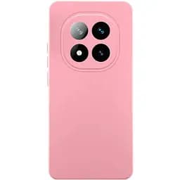 Чохол TPU Getman Liquid Silk Full Camera для Xiaomi Redmi Note 14 Pro+ 5G Рожевий / Pink