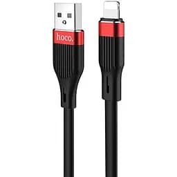Кабель Hoco U72 Forest Silicone charging cable for Lightning Чорний