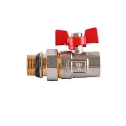 Кран кульовий прямий з американкою Water Valve Q003 NV-V343 3/4″ ЗB