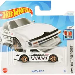 Базова машинка Hot Wheels HW First Response Mazda RX-7 біла (5785) 