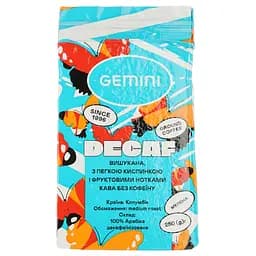 Кава мелена Gemini Decaffeinato смажена 250 г (859928)