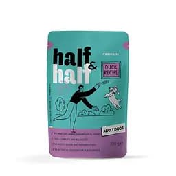 Влажный корм для взрослых собак Half&Half, Duck in Gravy for Adult Dogs, кусочки утки в соусе, 100 г