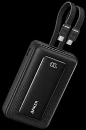 Портативний зарядний пристрій - 20000 mAh 45W Built-In Dual USB-C Cables Black Anker teh0027057