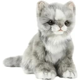 Мягкая игрушка Hansa Жаккардовый серый котенок 19 см (7063)