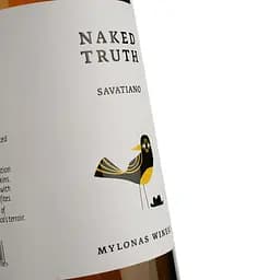 Вино Mylonas Naked Truth Savatiano PGI Attiki біле сухе 0.75 л - мініатюра 3