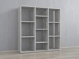 Стеллаж-полка для книг и декора Moreli Id0084 1039x1079x292 мм Урбан лайт (id27-0000-84-beton)