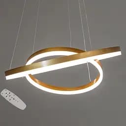 Підвісна Led люстра кільця D8174-600+400G