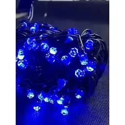 Новорічна гірлянда Рубін 6 м 100 Синіх лампочок