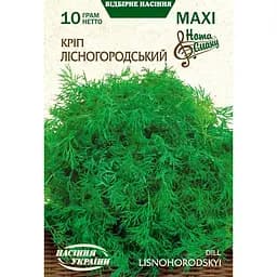 Насіння кропу Насіння України Maxi Лісногородський 10 г (689400)