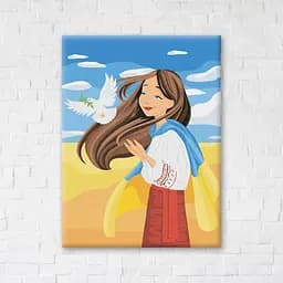 Картина постер на полотні BrushMe Вільна Україна