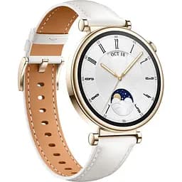 Smart Watch Huawei GT 4 41mm White (Leather Strap) UA - мініатюра 2