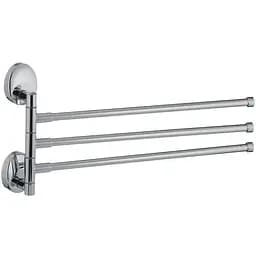 Тримач для рушника Zerix LR3313 LL1443 з 3 поворотними планками Хром