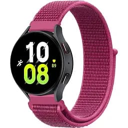 Ремінець нейлоновий на липучці для смарт-годинника BeWatch Samsung 20 мм Violet (1011341.1UW)