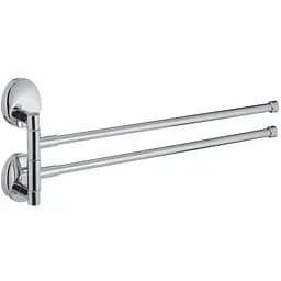 Тримач для рушника Zerix LR3312 LL1442 з 2 поворотними планками Хром