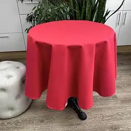 Скатертина кругла Прованс d 136 см червона (22132)