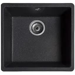 Гранітна кухонна мийка Romzha Mira U-400 Antracit (901) під стільницю