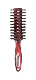 Щітка для волосся масажна кругла Titania, червоний (1641)