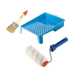 Валик "Гирпаинт" 180х48 мм с ручкой, ванночка и кисточка "Стандарт" (770-260)