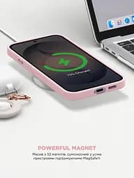Силиконовый чехол с MagSafe для Samsung Galaxy S26 5G, ICON2 MagCase, розовый, противоударный, панель с мягкой подкладкой, защита всего корпуса, поддержка беспроводной зарядки, совместим с защитными стеклами и пленками, ArmorStandart (ARM88796) - мініатюра 8