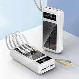 Повербанк Powerbank ACL PW61 30000mAh Solar Type-C/Lighting/Micro-USB White - мініатюра 4